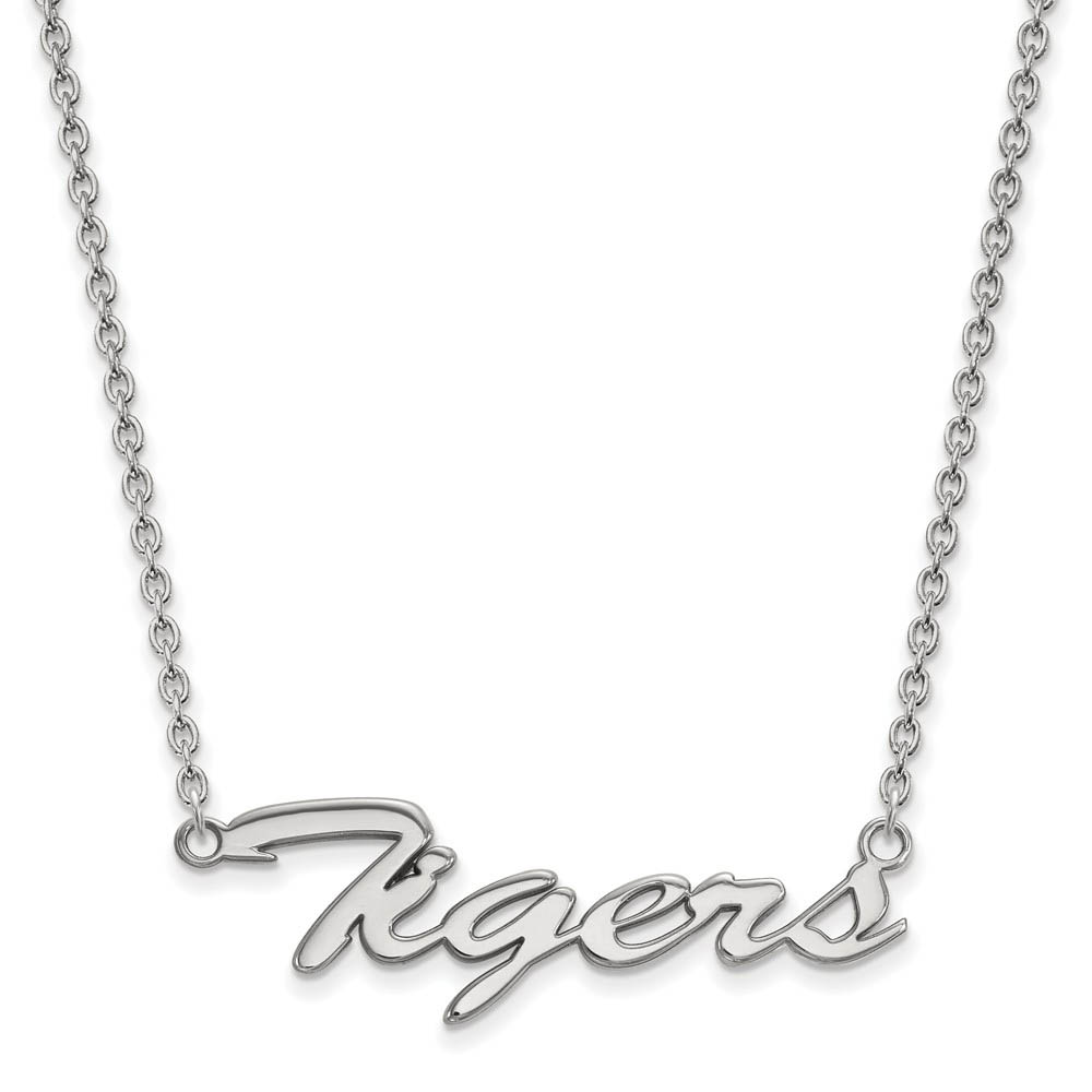 Sterling Silver Clemson U Necklace