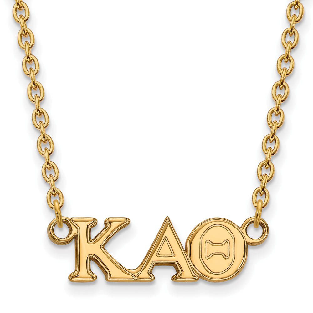 14K Plated Silver Kappa Alpha Theta Necklace