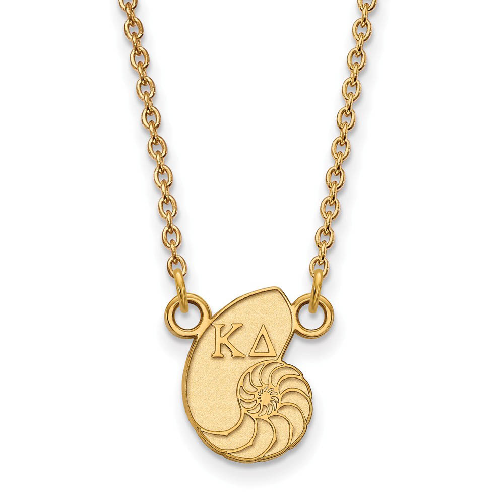 14K Plated Silver Kappa Delta (Tiny) Necklace