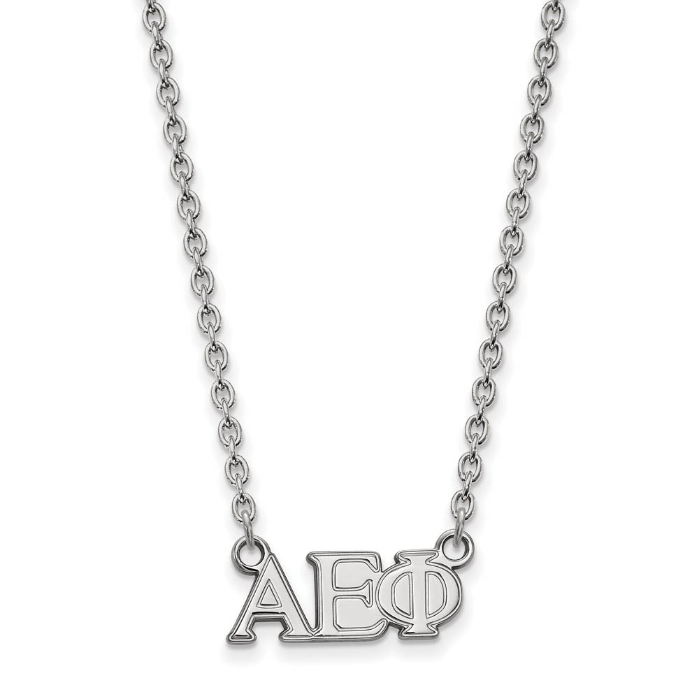Sterling Silver Alpha Epsilon Phi Necklace