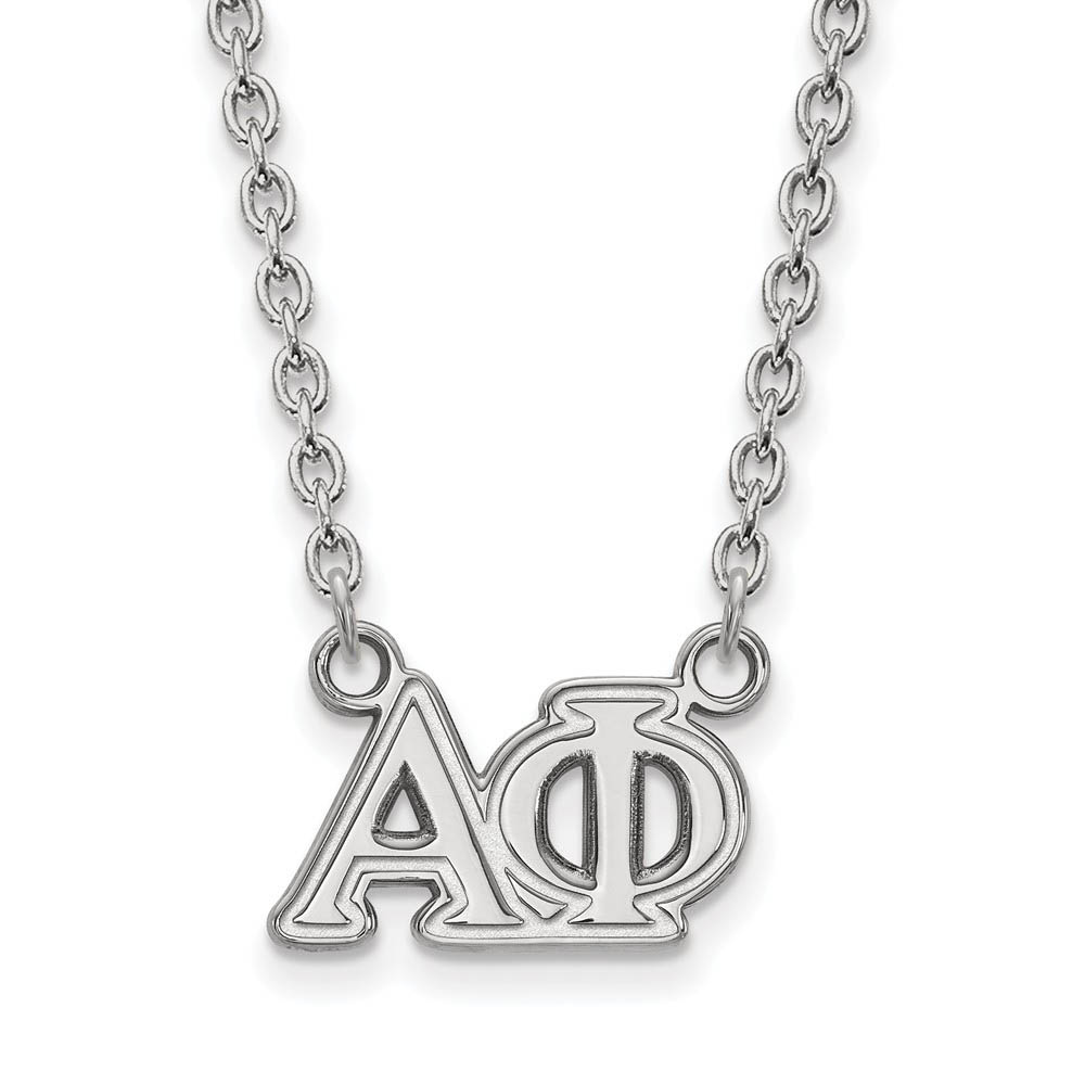 Sterling Silver Alpha Phi Necklace