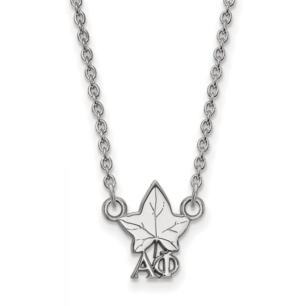 Sterling Silver Alpha Phi (Tiny) Necklace
