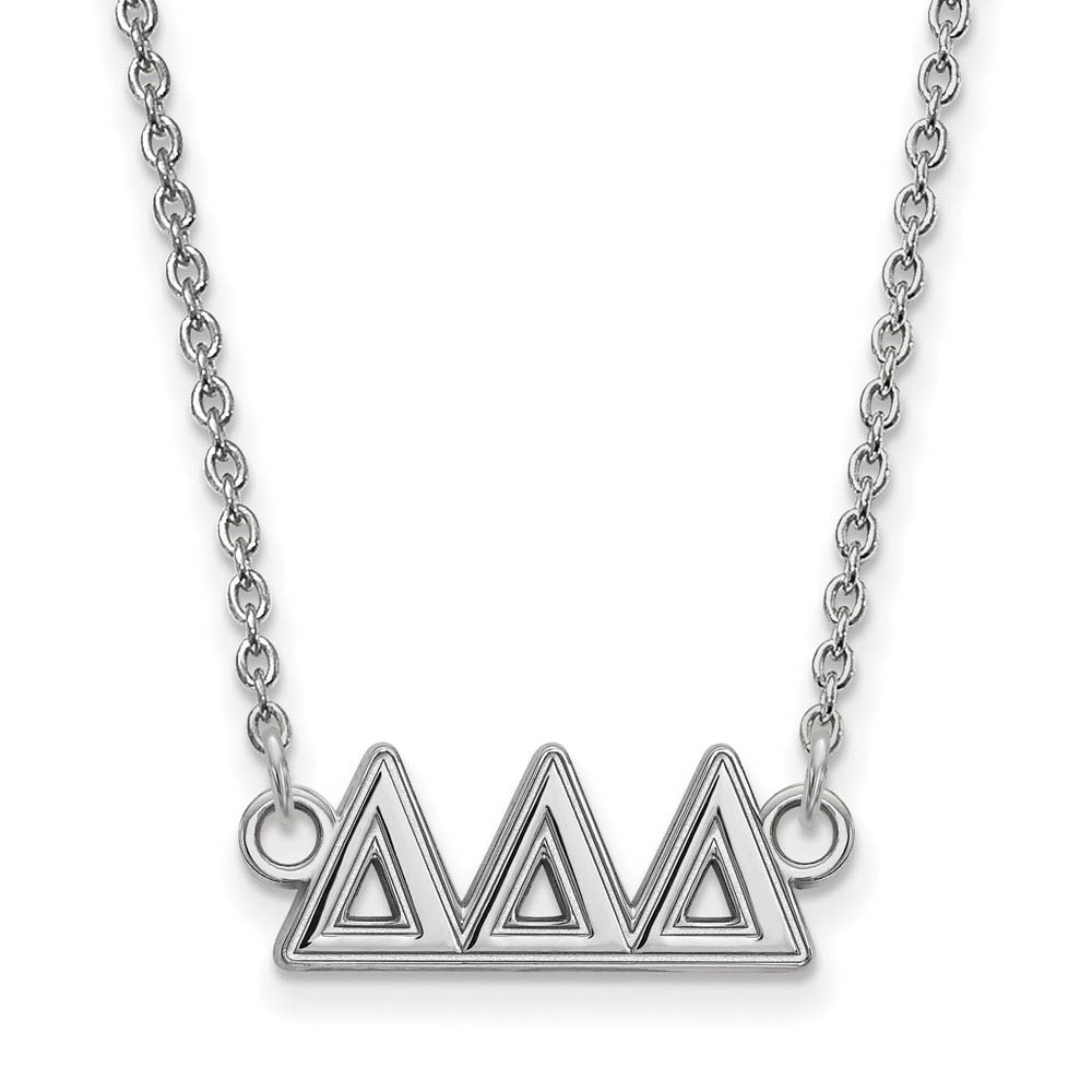Sterling Silver Delta Delta Delta Necklace