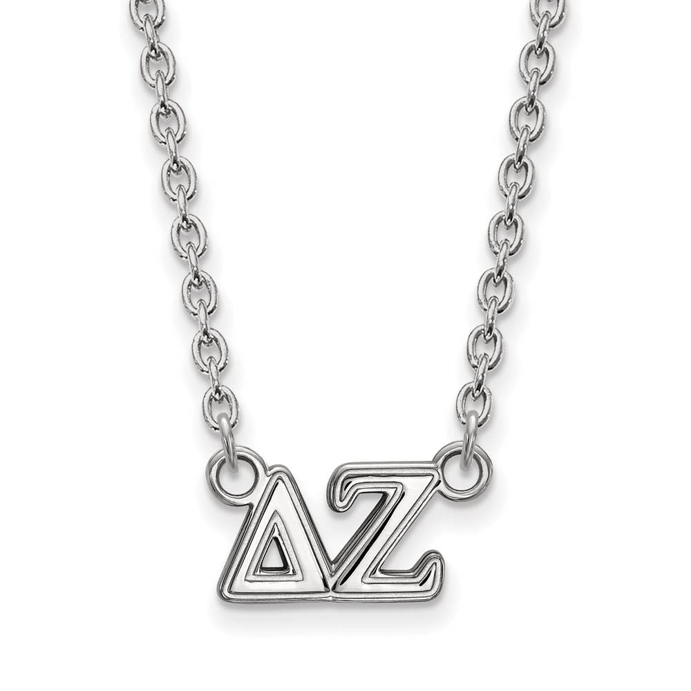 Sterling Silver Delta Zeta Necklace