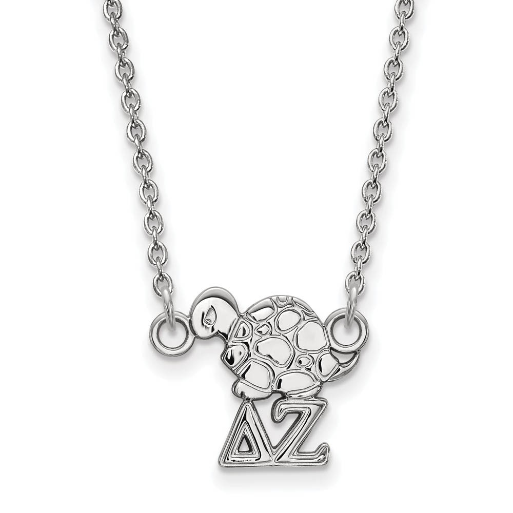 Sterling Silver Delta Zeta (Tiny) Necklace