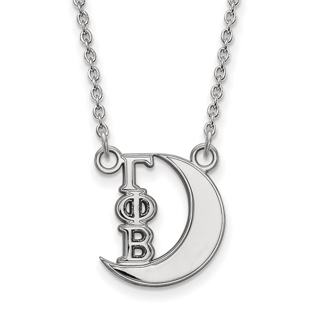 Sterling Silver Gamma Phi Beta (Tiny) Necklace