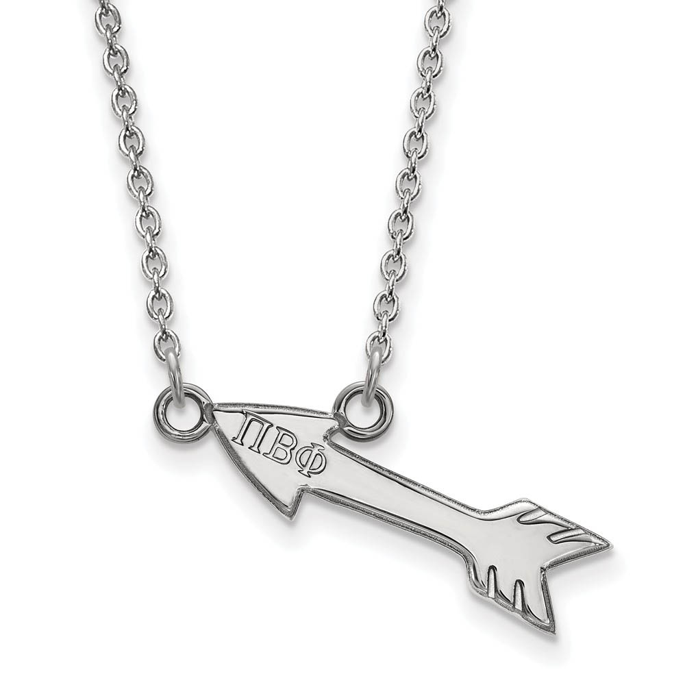 Sterling Silver Pi Beta Phi (Tiny) Necklace