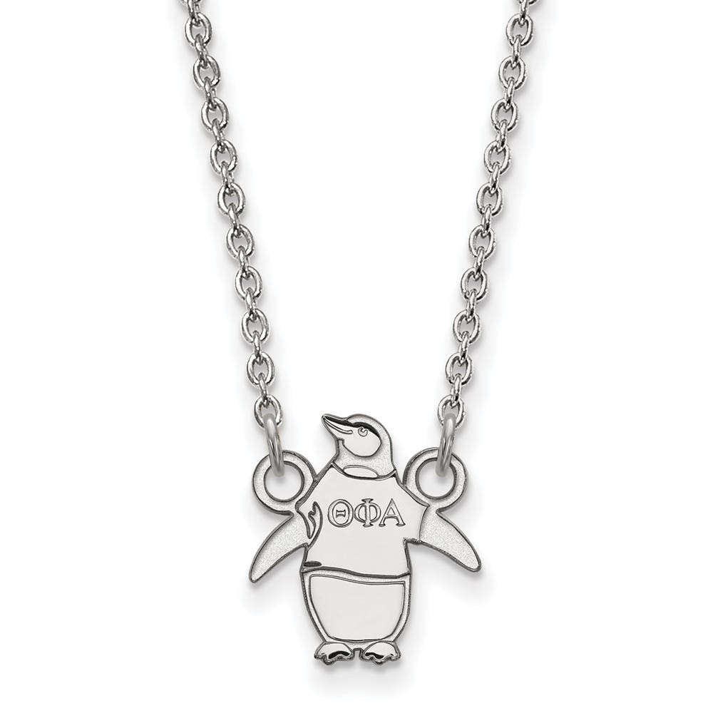 Sterling Silver Theta Phi Alpha (Tiny) Necklace