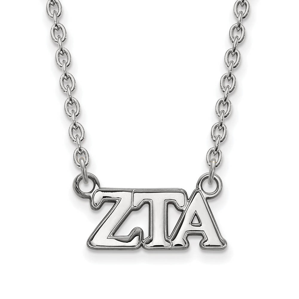Sterling Silver Zeta Tau Alpha Necklace