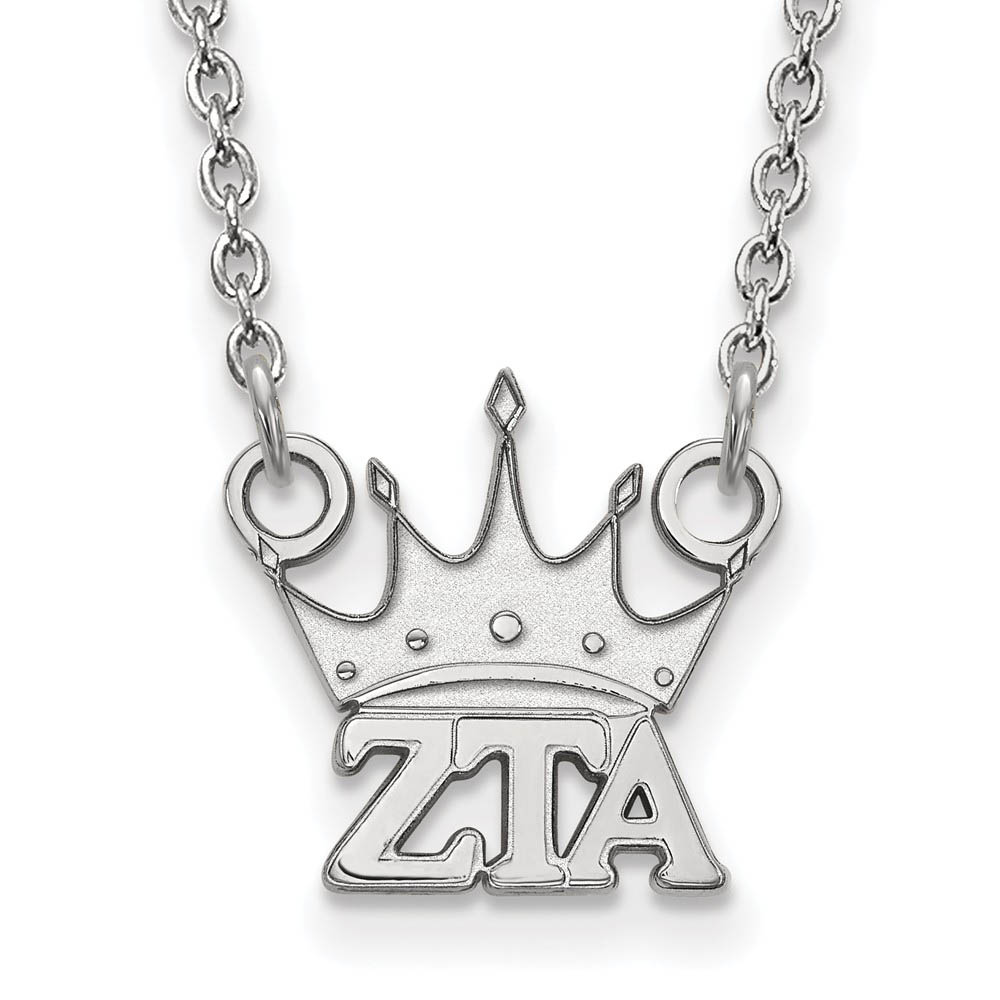 Sterling Silver Zeta Tau Alpha (Tiny) Necklace