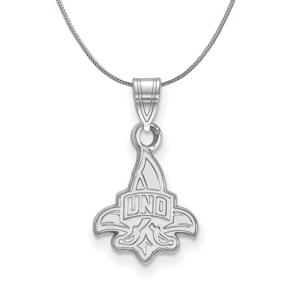 Sterling Silver U. of New Orleans Pendant Necklace