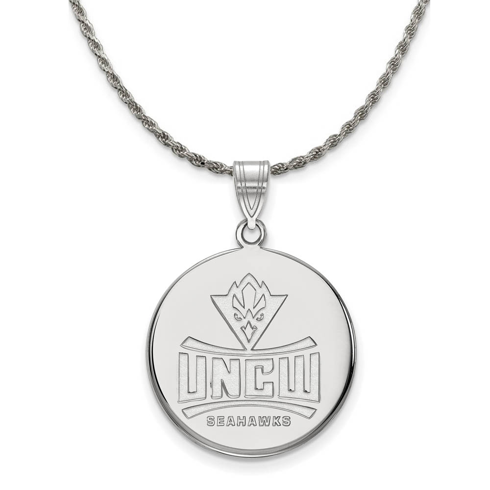 Sterling Silver North Carolina Wilmington U of Necklace