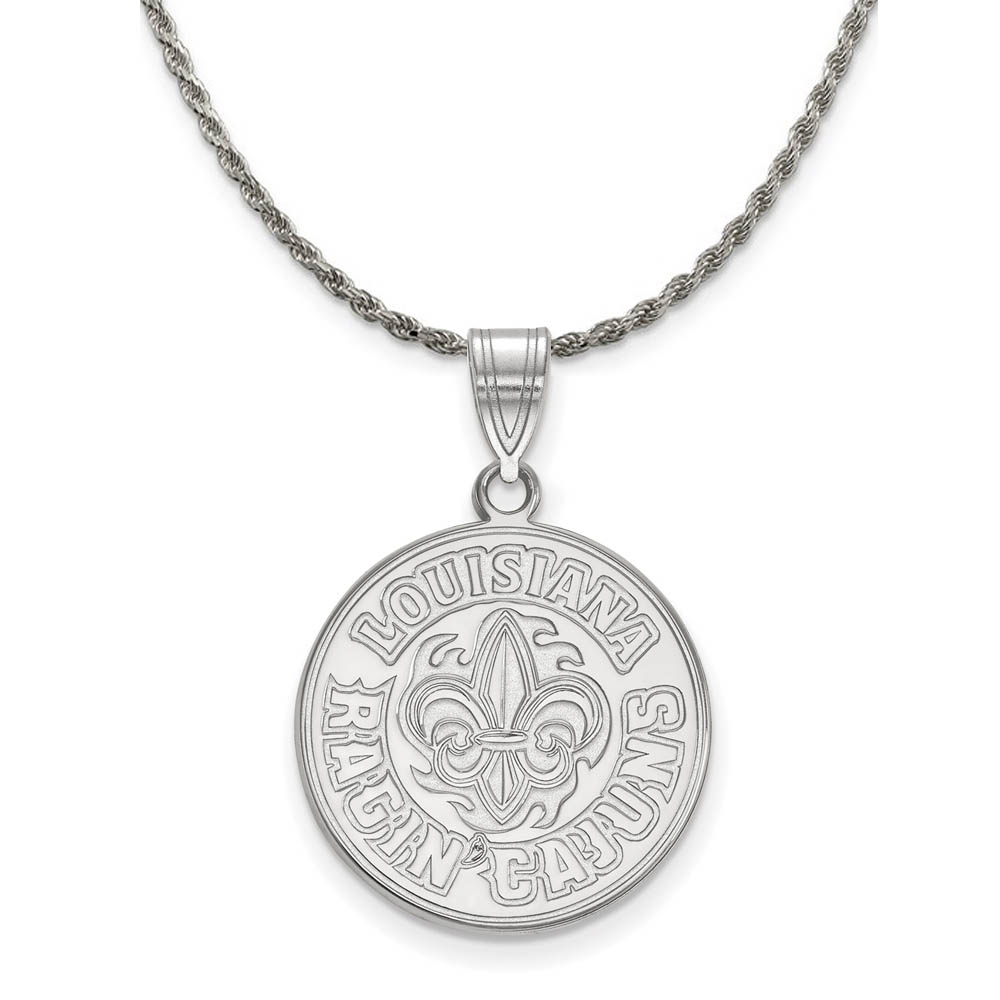 Sterling Silver U. of Louisiana at Lafayette Necklace