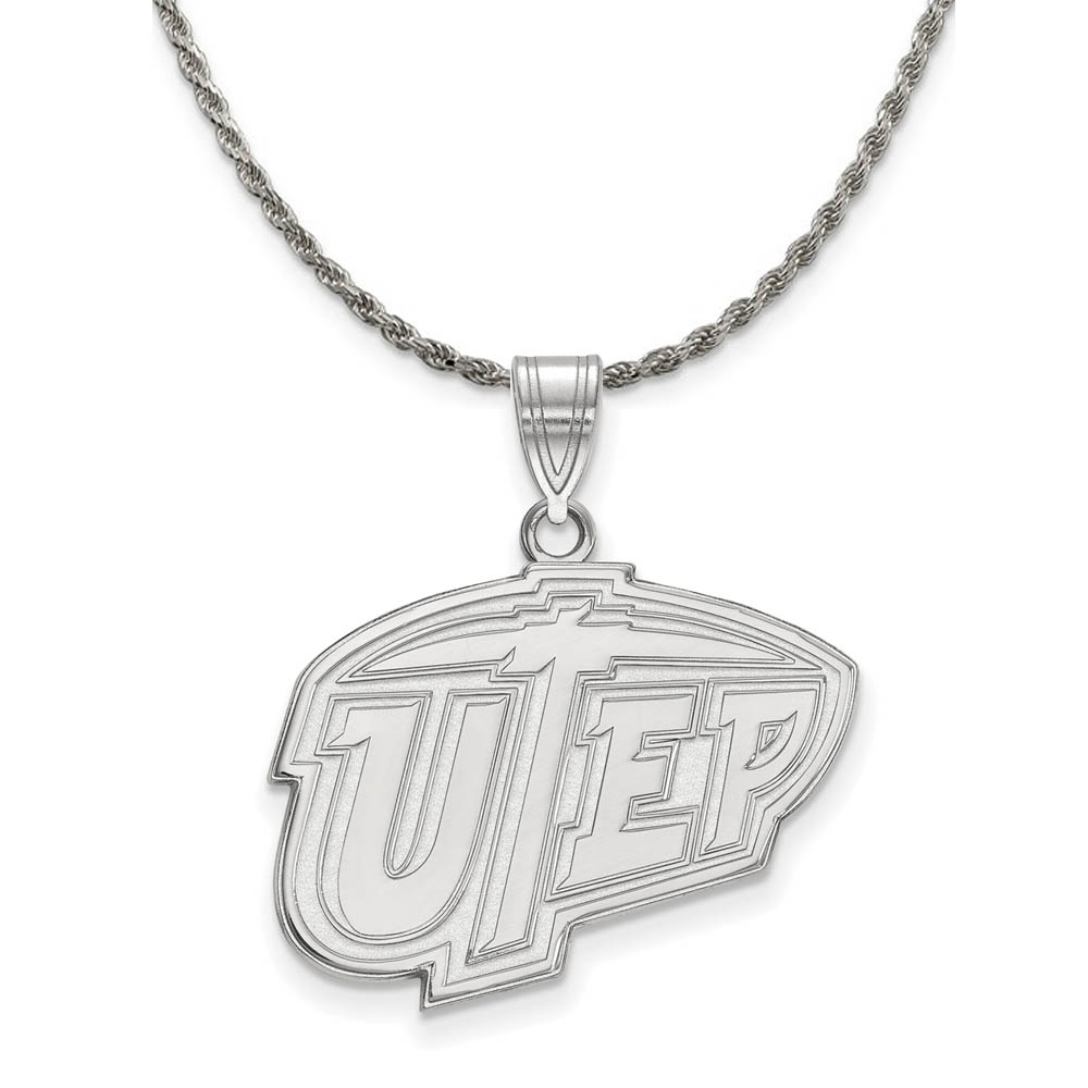 Sterling Silver U. of Texas at El Paso Necklace