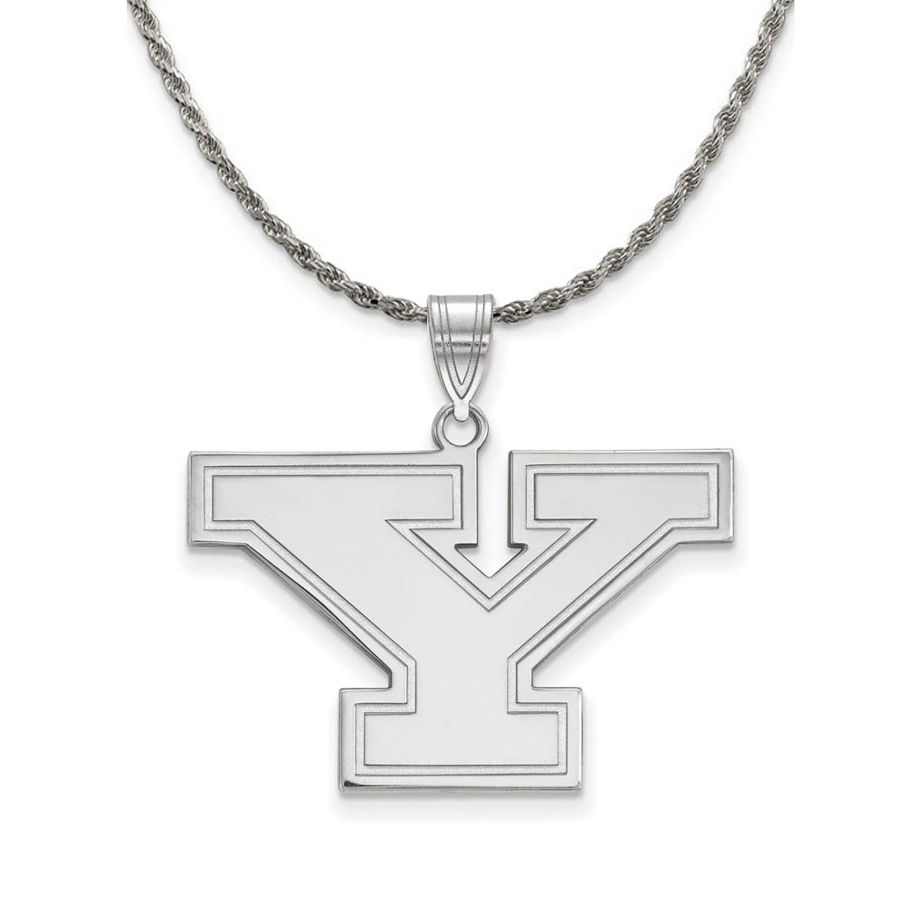Sterling Silver Youngstown State Initial Y Necklace