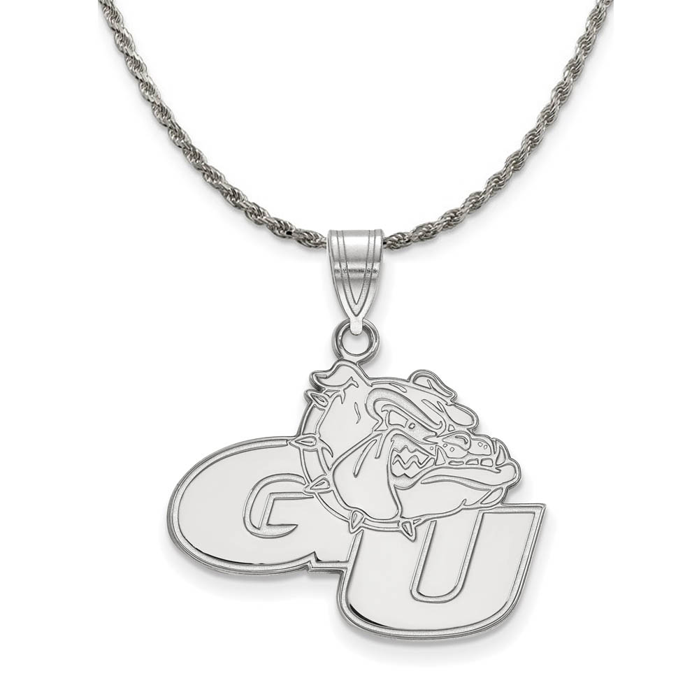 Sterling Silver Gonzaga U Pendant Necklace