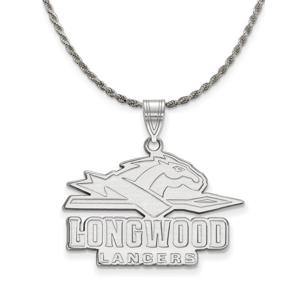 Sterling Silver Longwood U Pendant Necklace