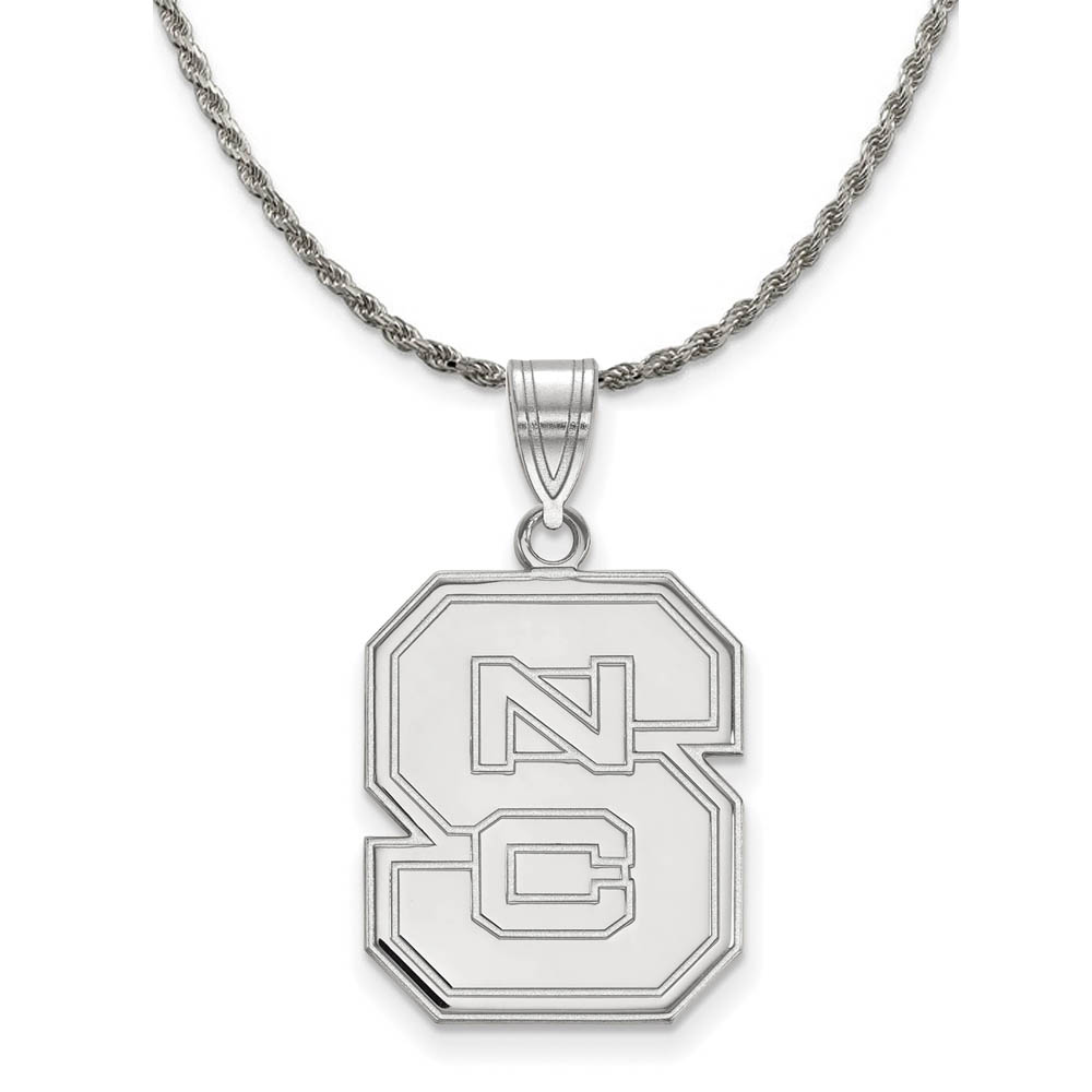 Sterling Silver North Carolina 'NCS' Necklace