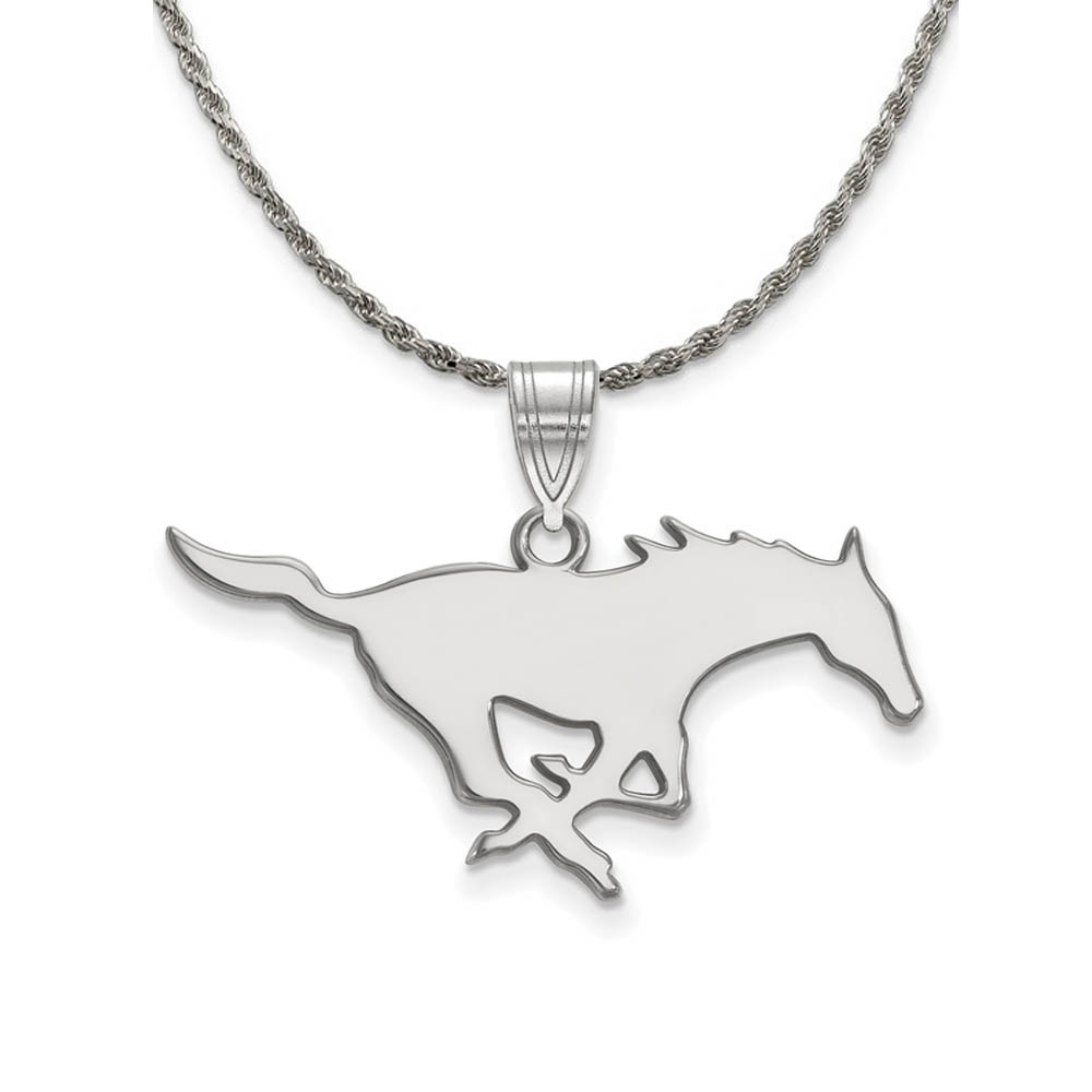 Sterling Silver Southern Methodist U. Pendant Necklace