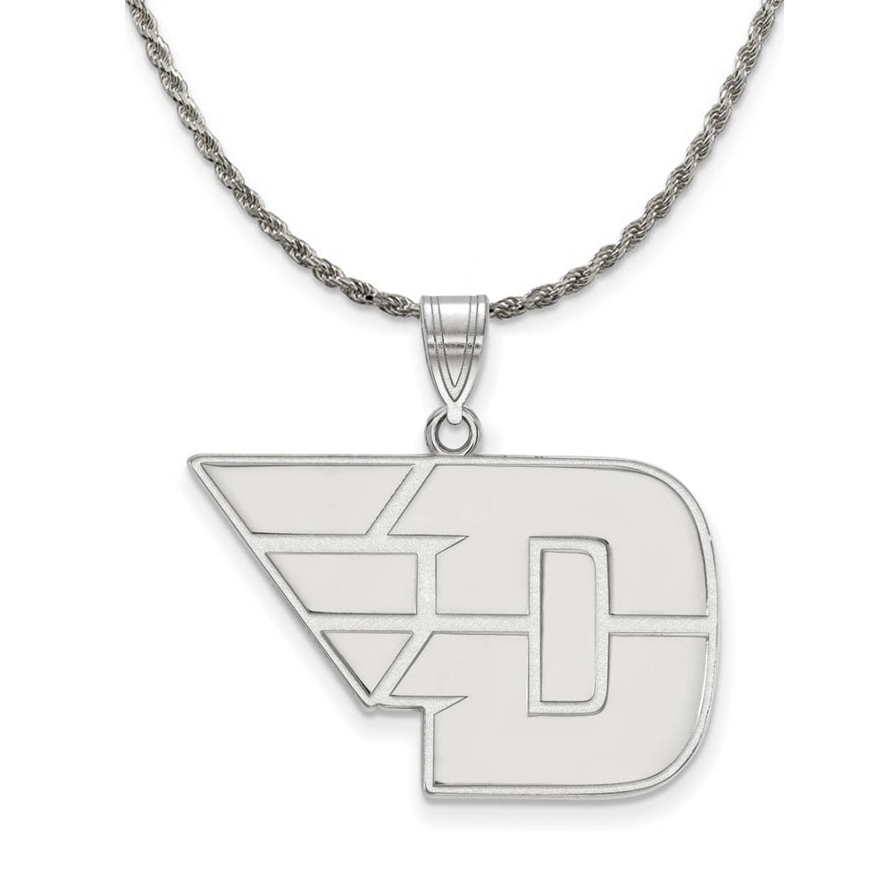 Sterling Silver U. of Dayton Pendant Necklace