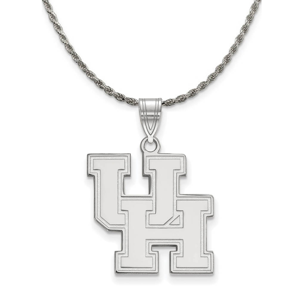 Sterling Silver U. of Houston Pendant Necklace