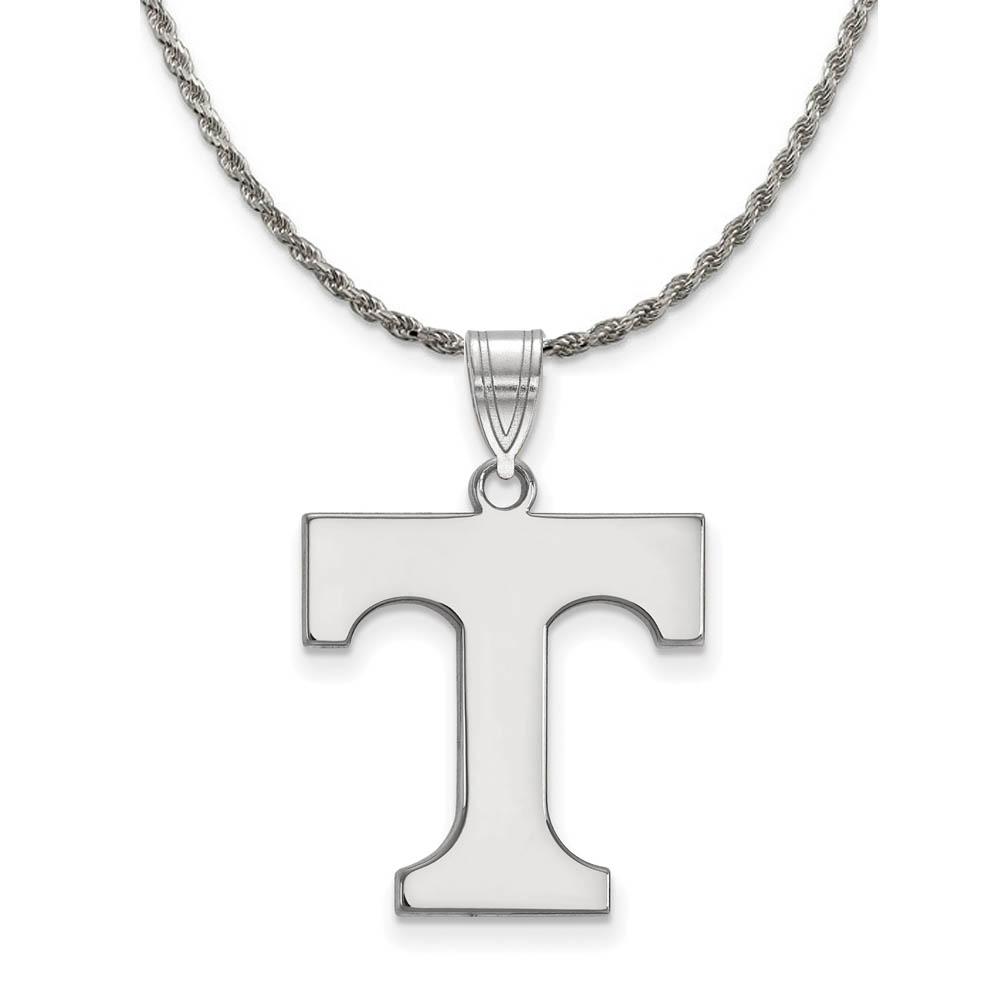 Sterling Silver U. of Tennessee Initial T Necklace