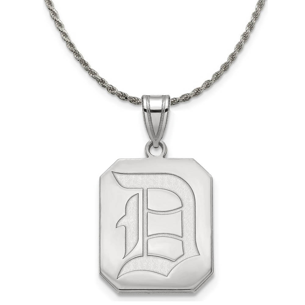 Sterling Silver Duquesne U Pendant Necklace