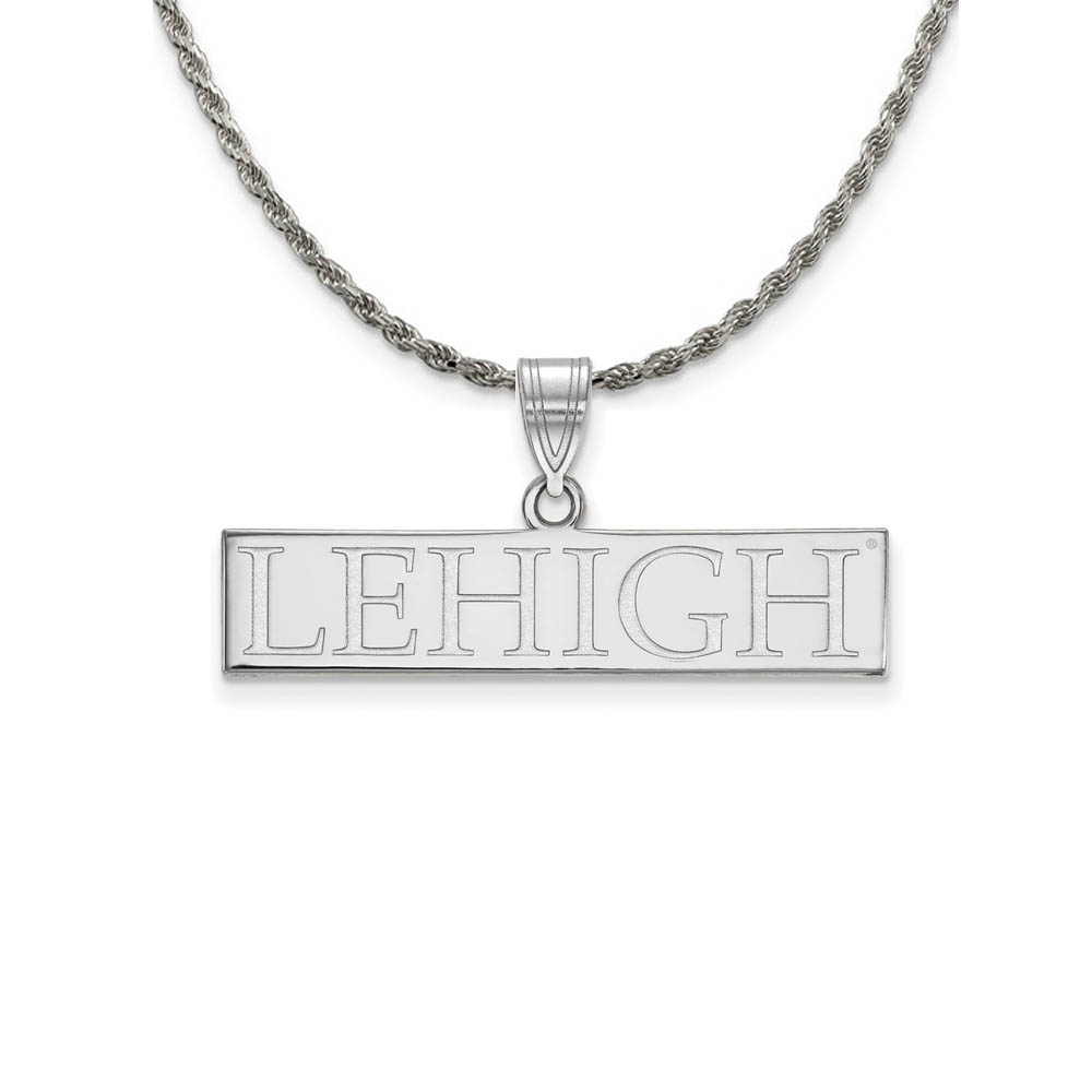 Sterling Silver Lehigh U Pendant Necklace