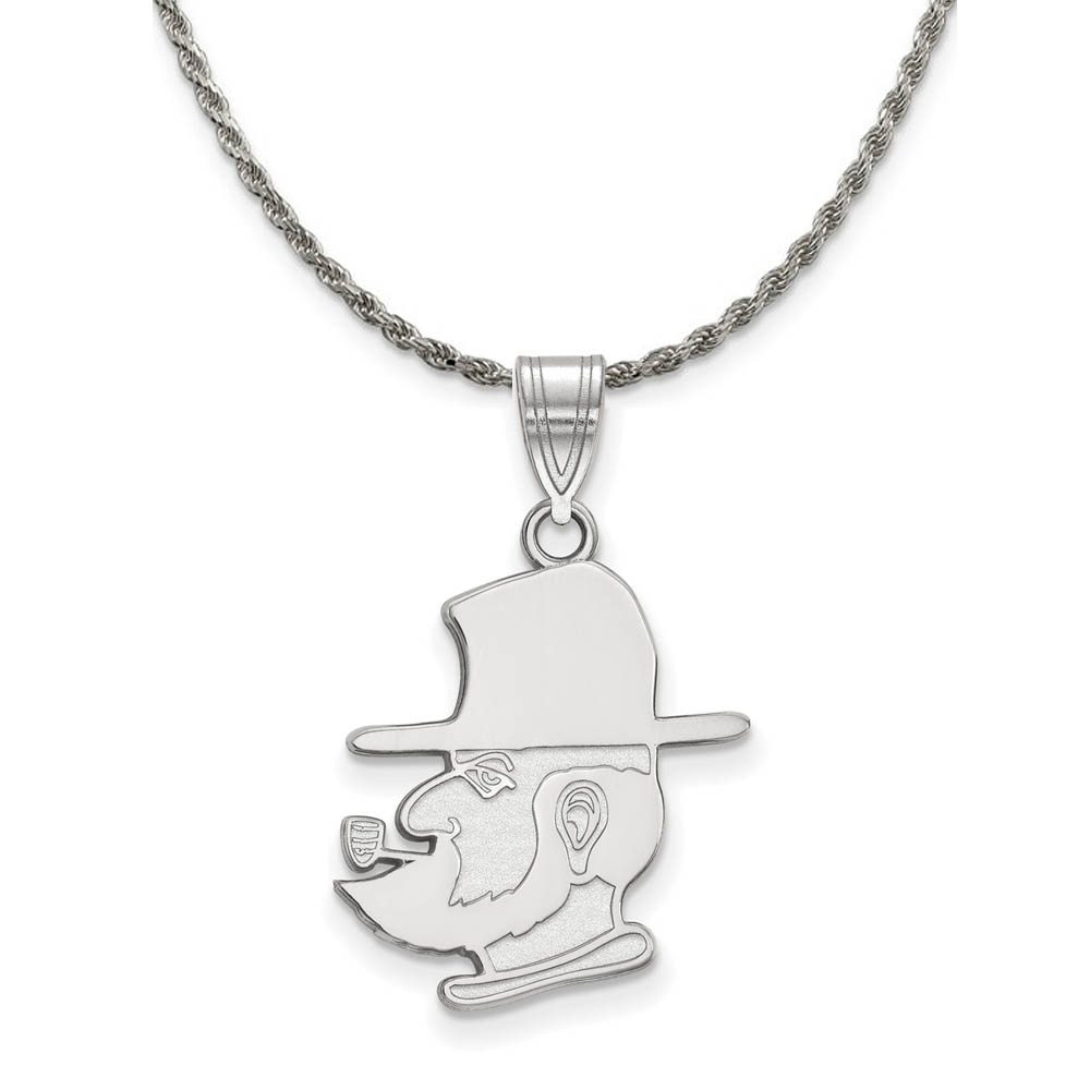 Sterling Silver Appalachian State Pendant Necklace
