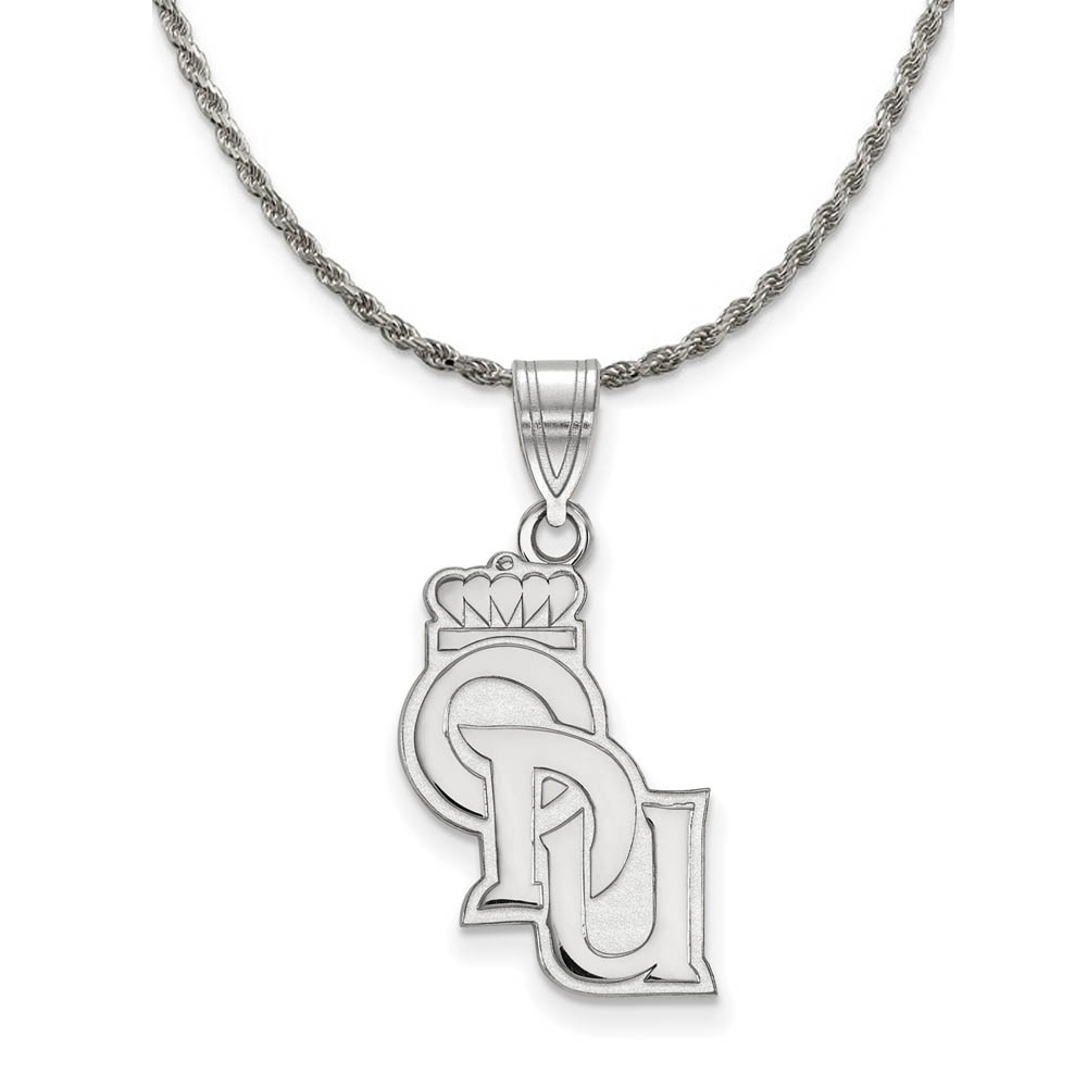 Sterling Silver Old Dominion U. 'ODU' Pendant Necklace
