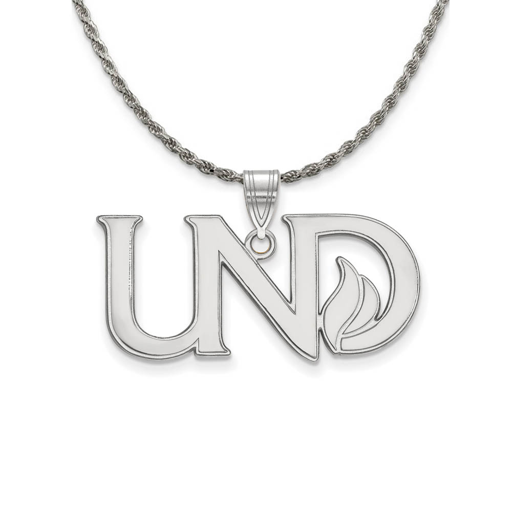 Sterling Silver North Dakota Pendant Necklace