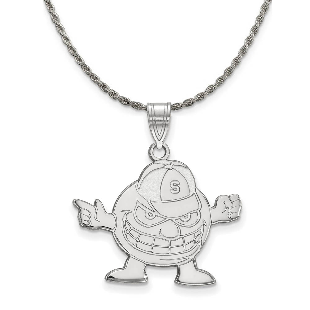 Sterling Silver Syracuse U. Pendant Necklace