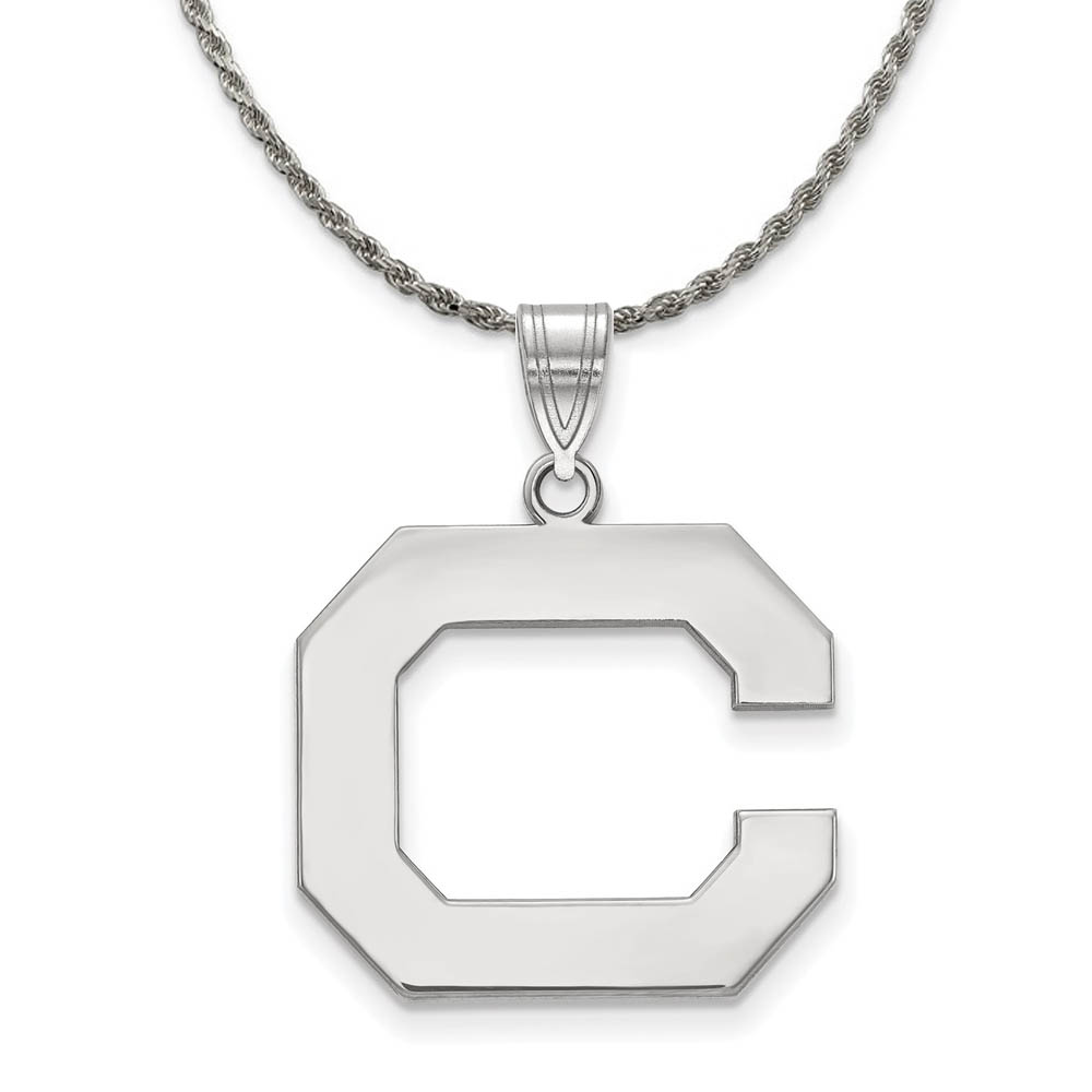Sterling Silver California Berkeley Initial C Necklace