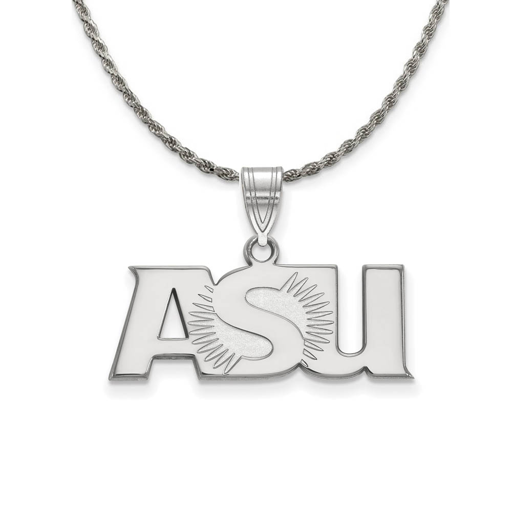 Sterling Silver Arizona State Pendant Necklace