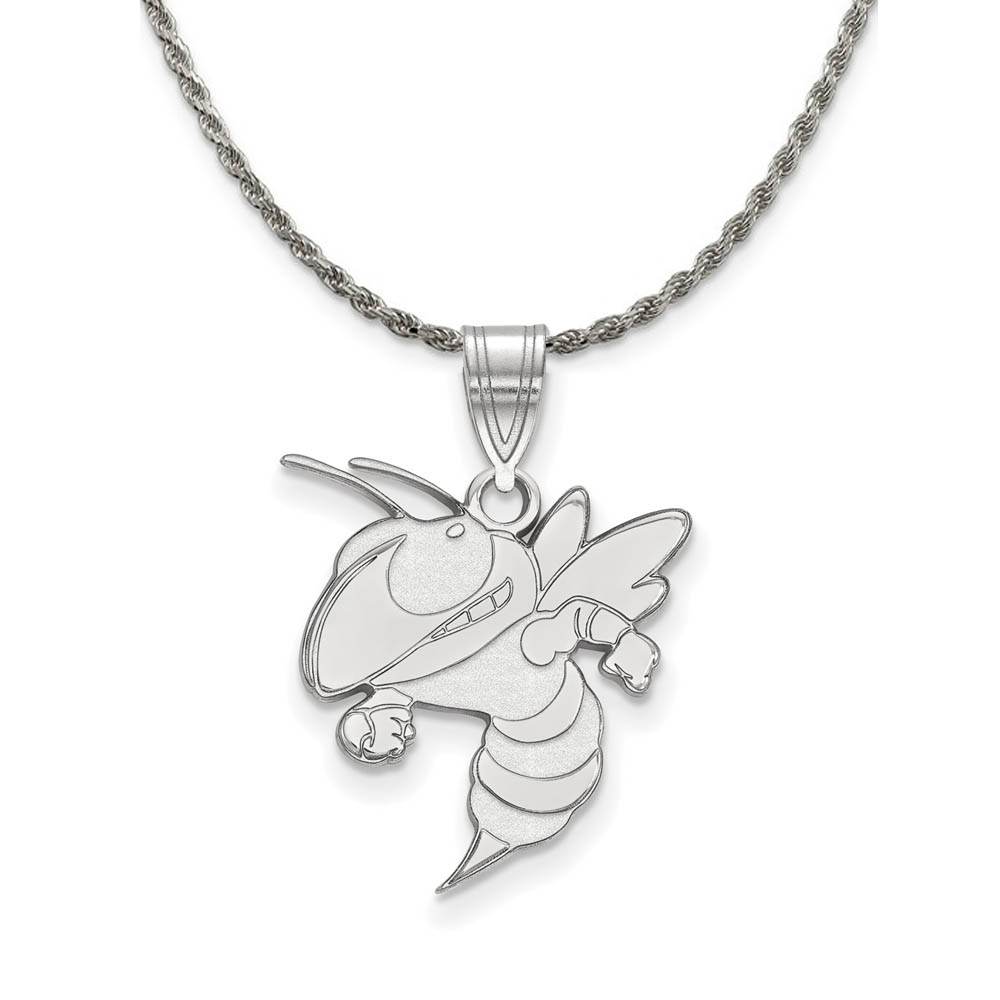 Sterling Silver Georgia Technology Pendant Necklace