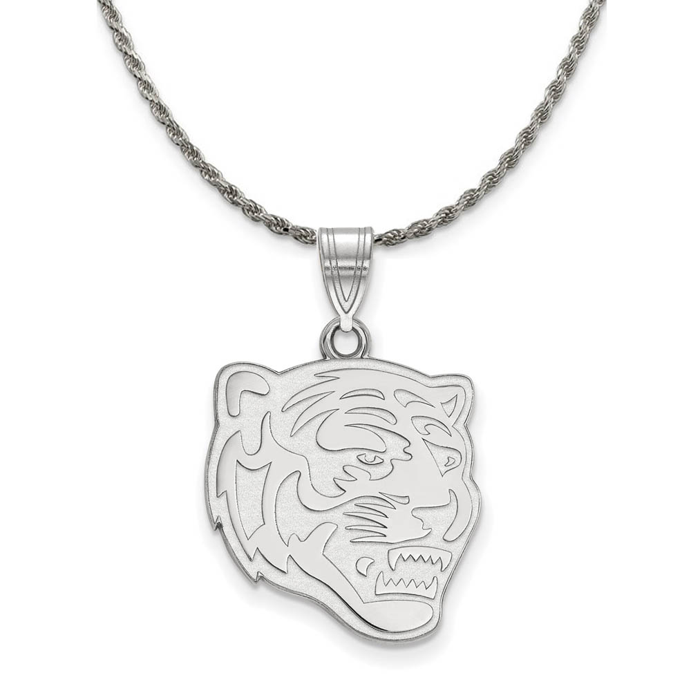 Sterling Silver U. of Memphis Tigers Logo Necklace