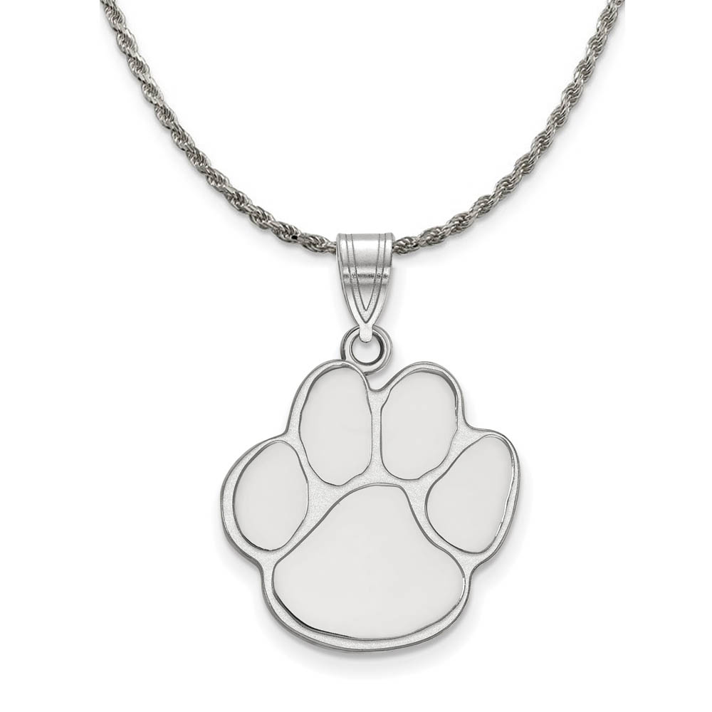 Sterling Silver Auburn U Pendant Necklace