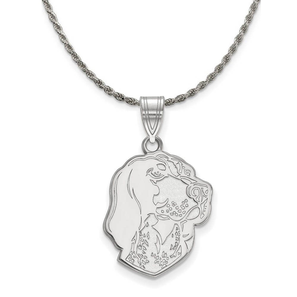 Sterling Silver U. of Tennessee Logo Pendant Necklace