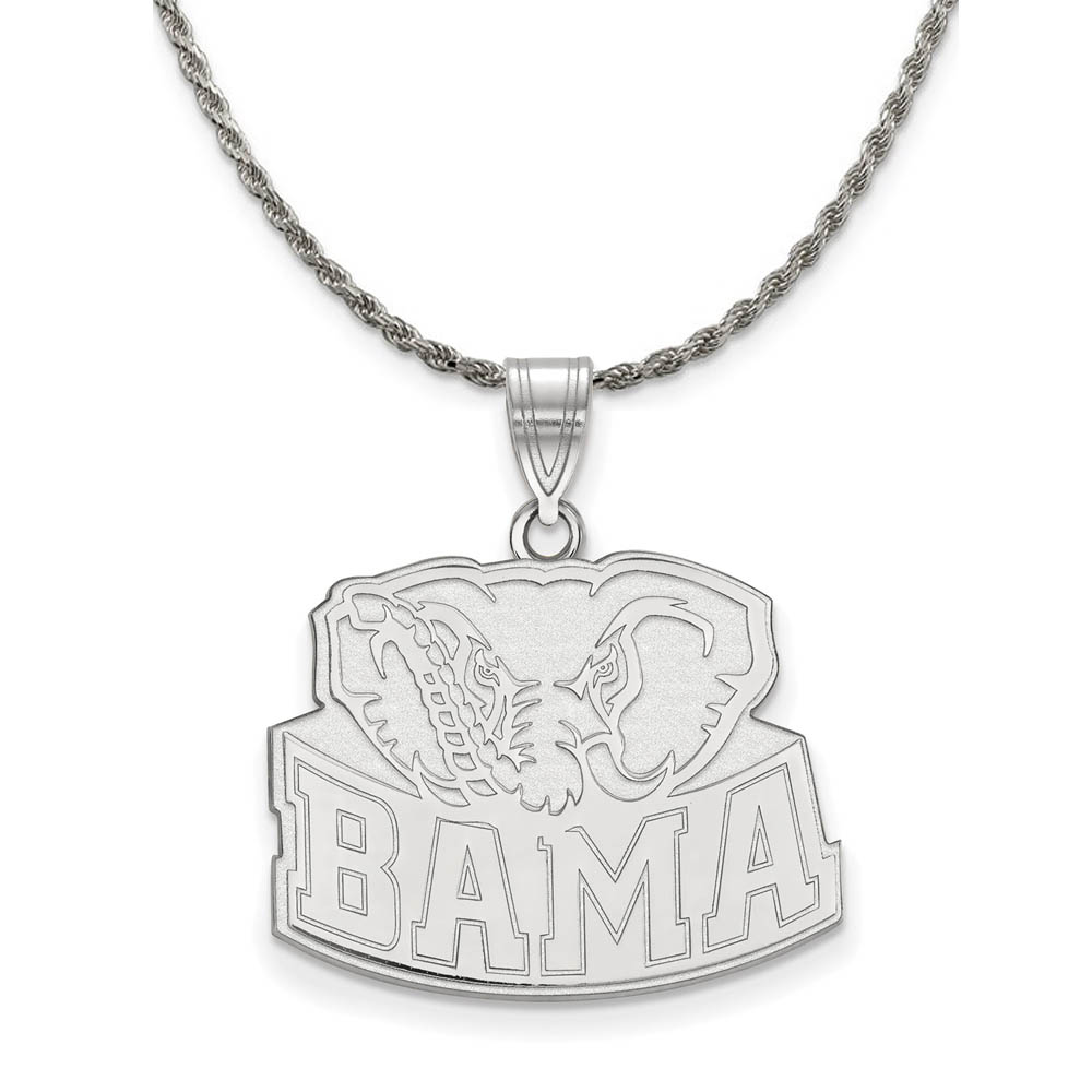 Sterling Silver U. of Alabama Pendant Necklace