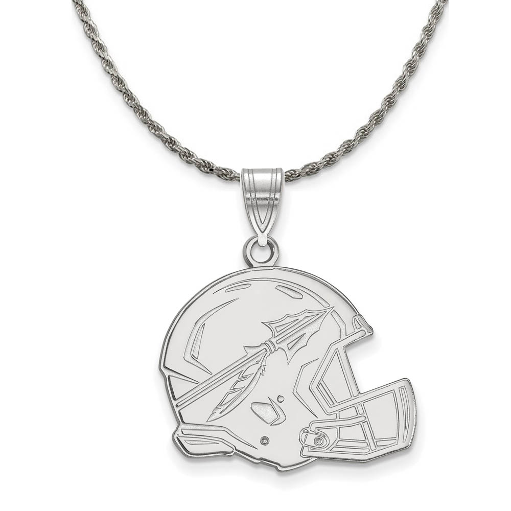 Sterling Silver Florida State Pendant Necklace