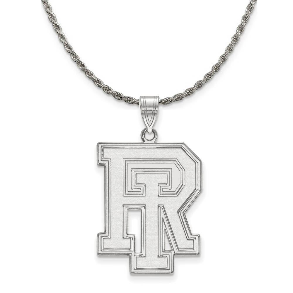 Sterling Silver U. of Rhode Island Pendant Necklace