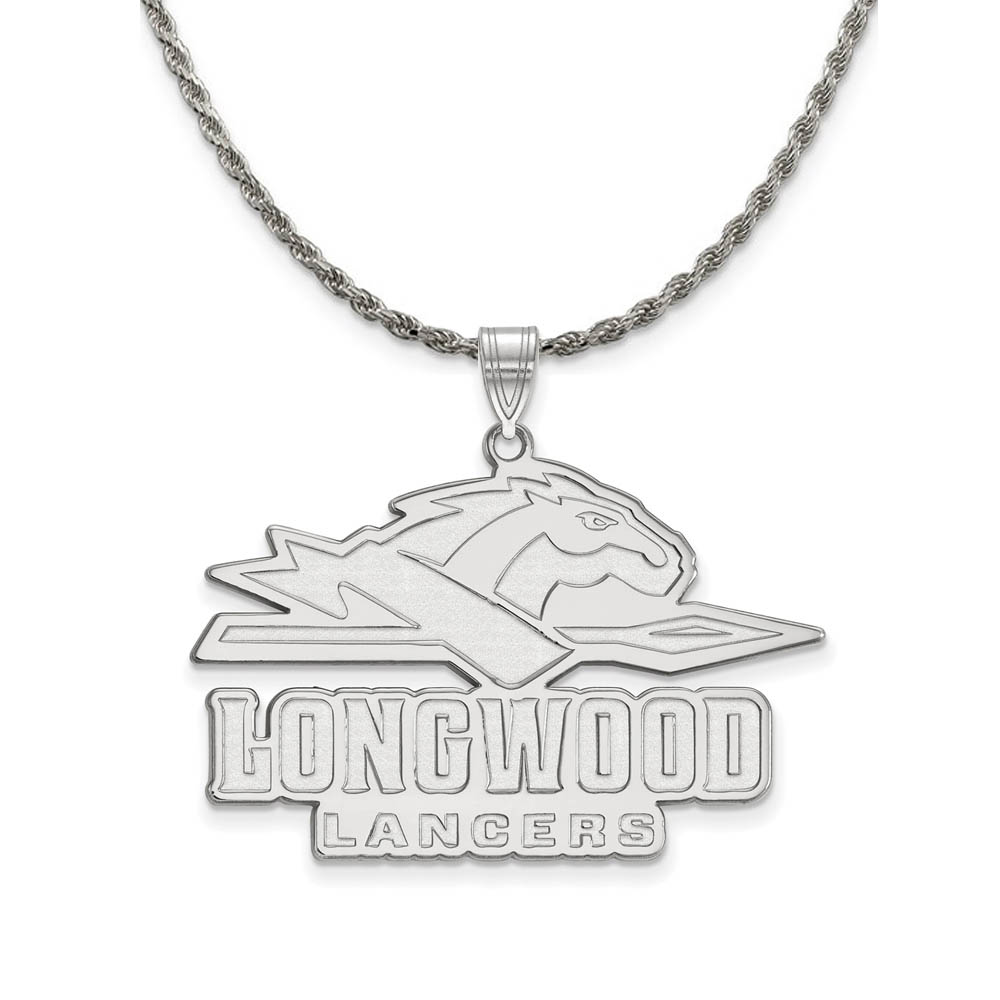 Sterling Silver Longwood U Pendant Necklace