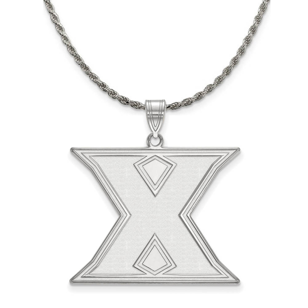 Sterling Silver Xavier U. Initial X Necklace