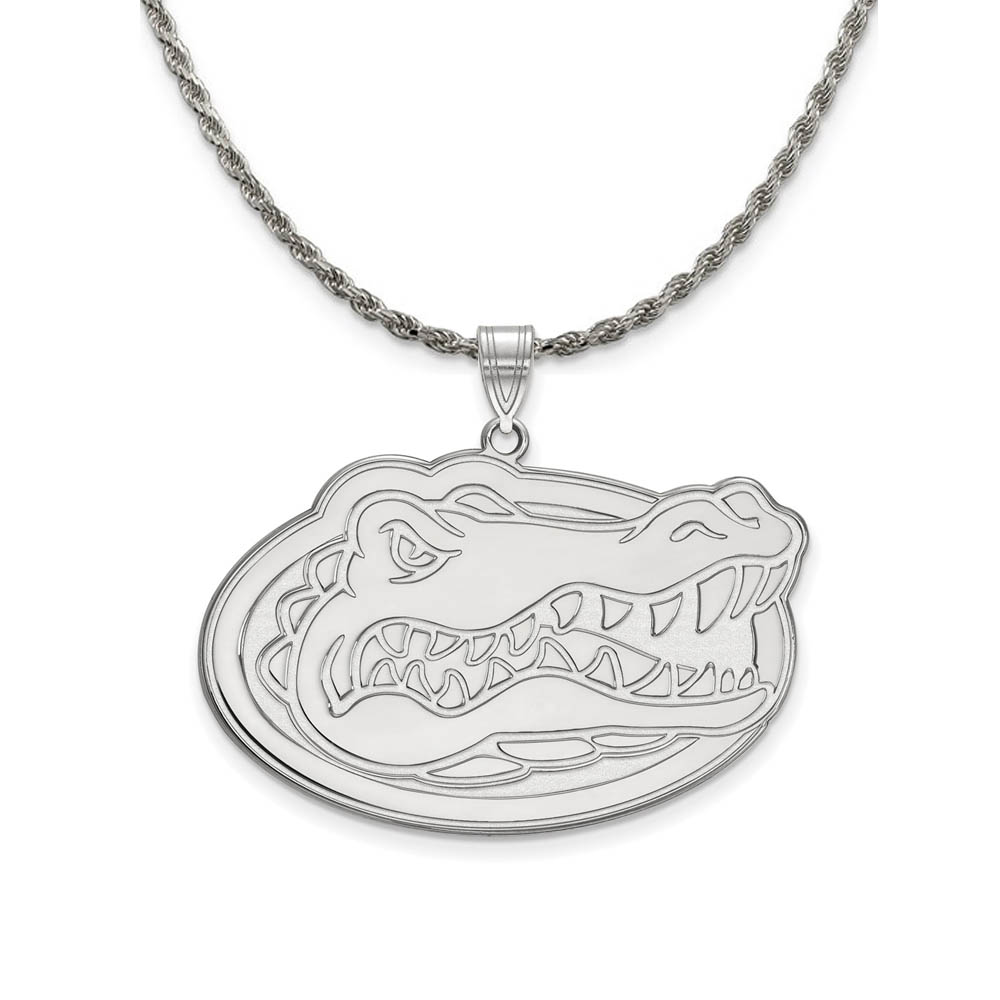 Sterling Silver U of Florida Pendant Necklace