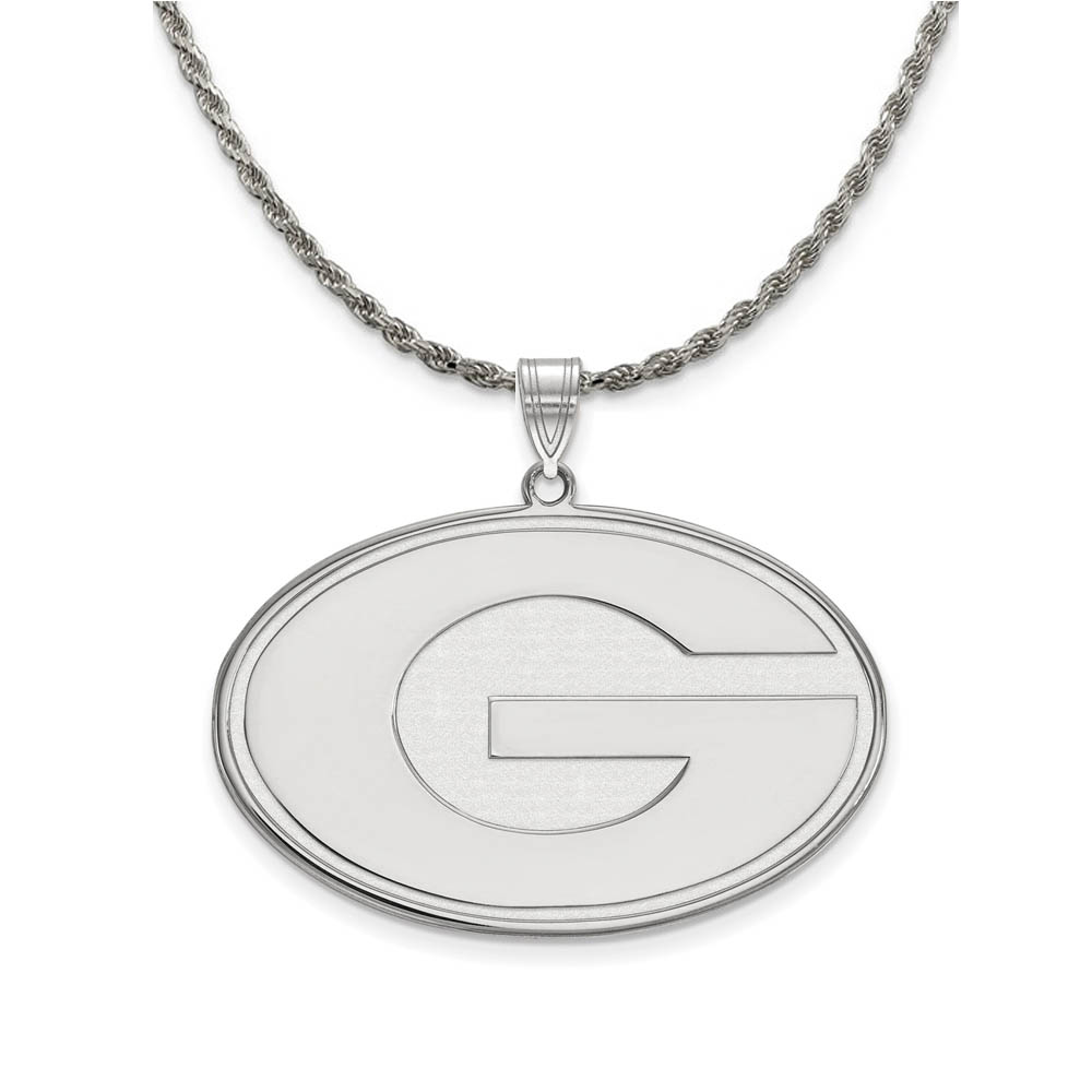 Sterling Silver U. of Georgia Pendant Necklace