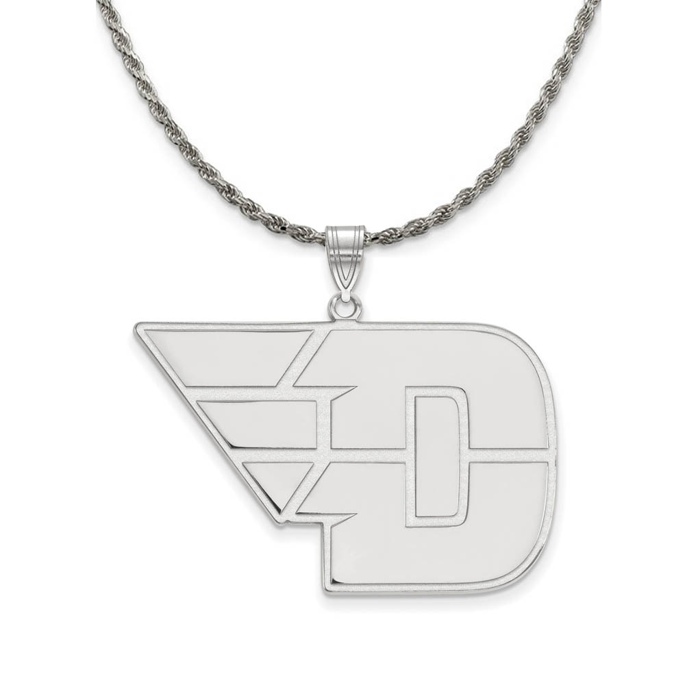 Sterling Silver U of Dayton Pendant Necklace
