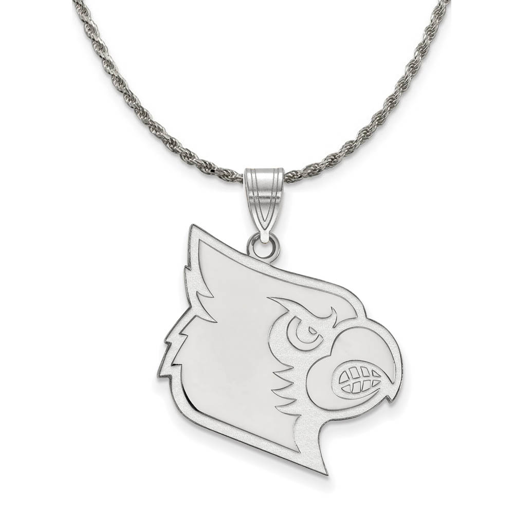 Sterling Silver U. of Louisville Pendant Necklace