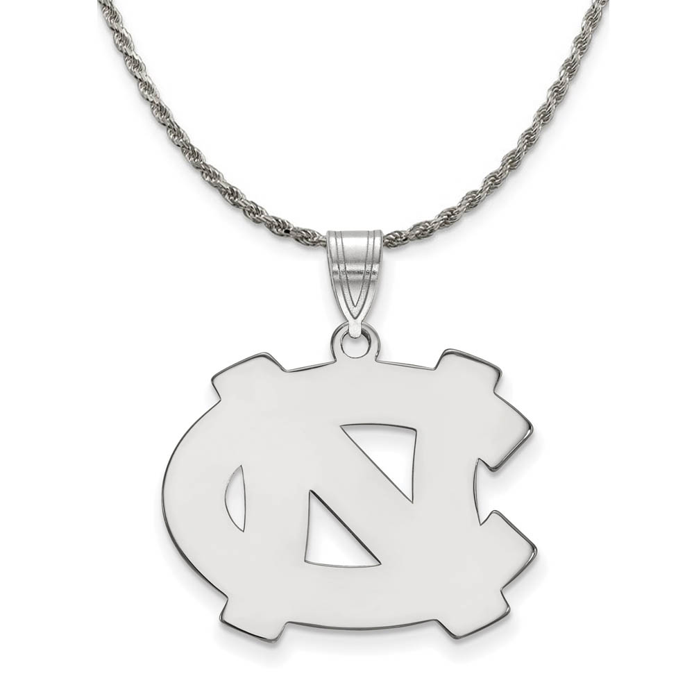 Sterling Silver North Carolina 'NC' Necklace