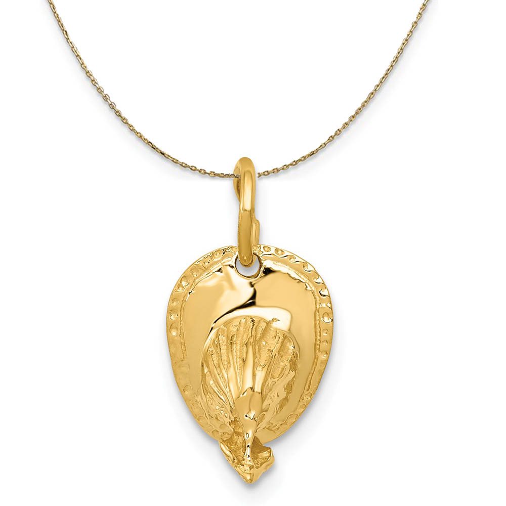 14k Yellow Gold Sm Fireman's Hat Necklace