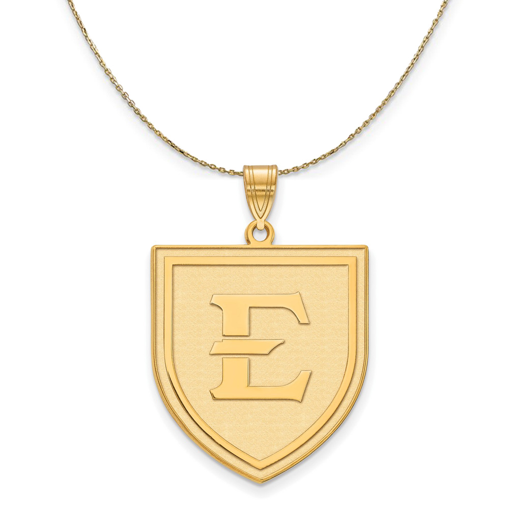 14k Yellow Gold East Tennessee State Necklace